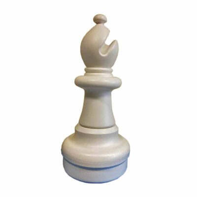 Fou blanc jeu d'échecs géant