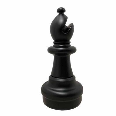 Fou noir jeu d'échecs géants