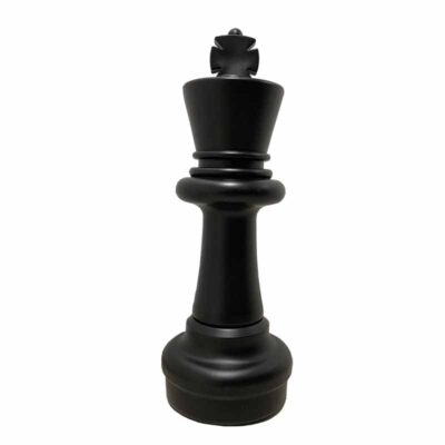 Roi noir jeu d'échecs géant